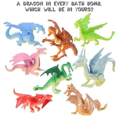 6 Dragon Surprise Bath Bomb Set