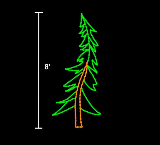 8' Swaying Pine