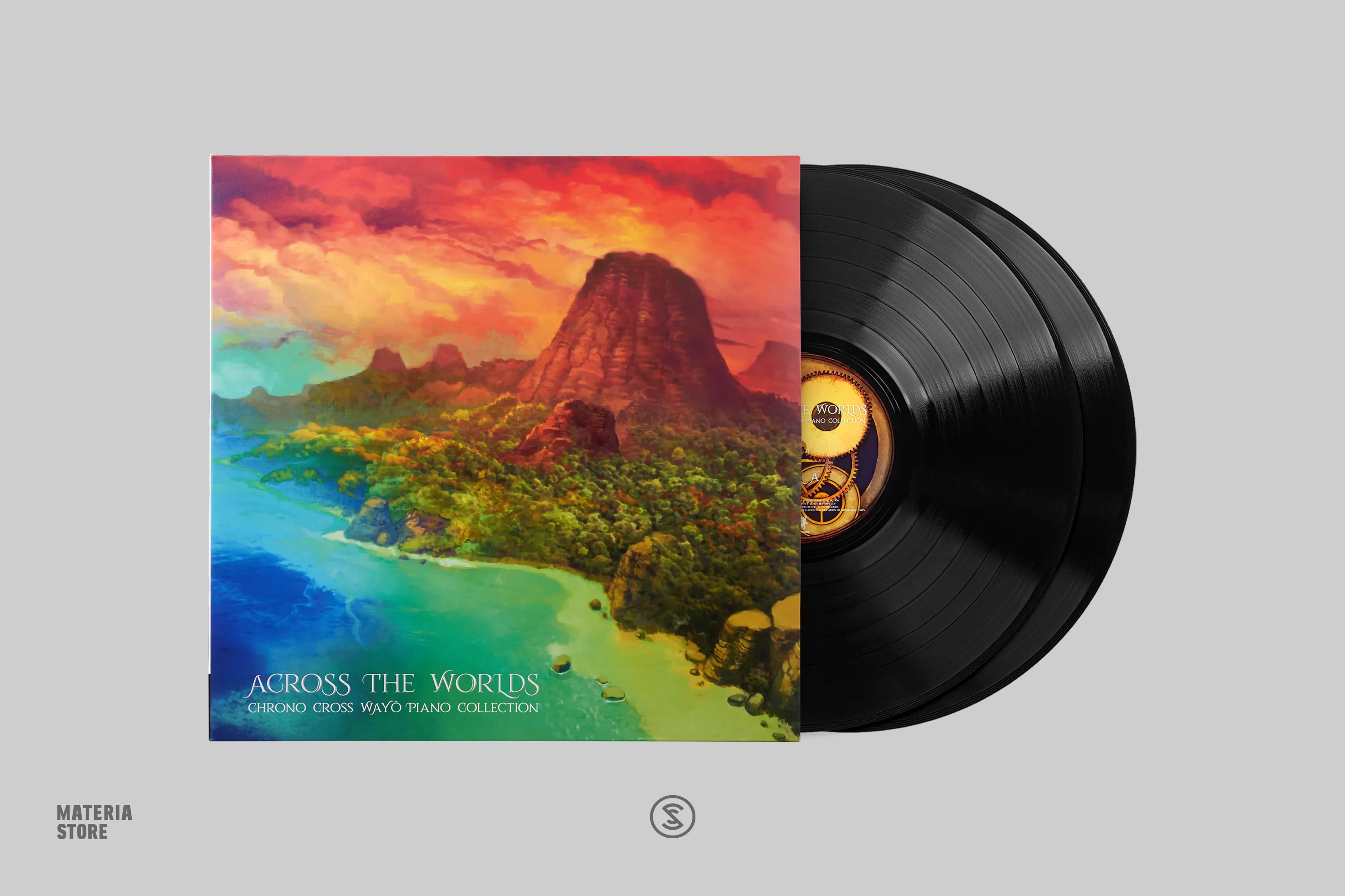 Across the Worlds: Chrono Cross Wayô Piano Collection - Yasunori Mitsuda & Benyamin Nuss (2xLP Vinyl Record)