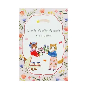 Aiko Fukawa Postcard Pad · Fluffy Friends