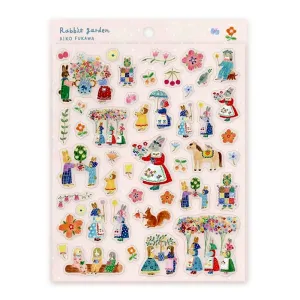 Aiko Fukawa Sticker Sheet · Rabbit Garden