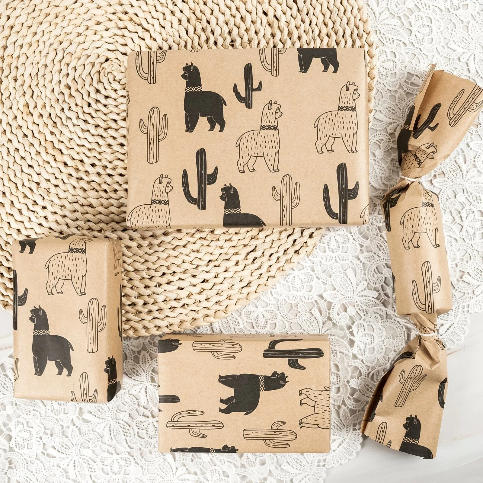 Alpaca Kraft Wrapping Paper