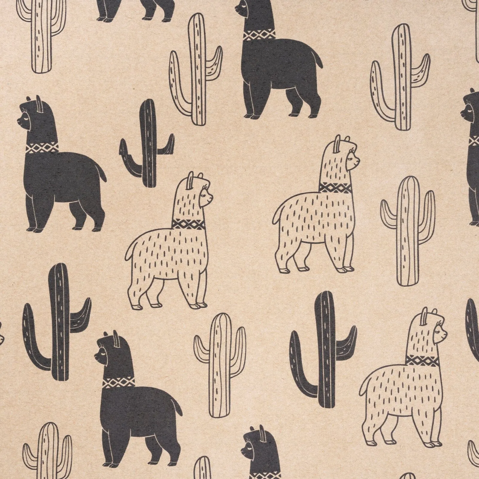 Alpaca Kraft Wrapping Paper