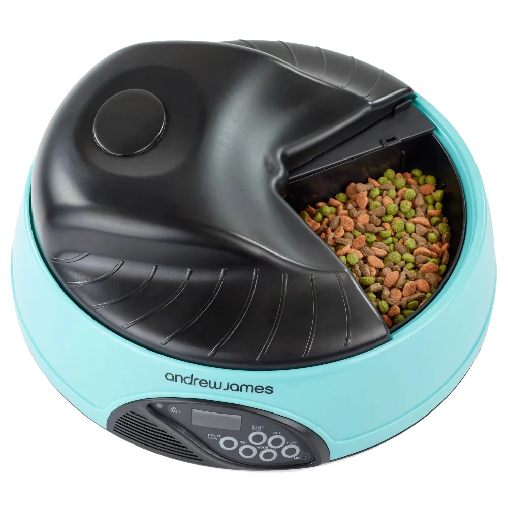 Andrew James 4 Day Meal Automatic Pet Feeder Bowl