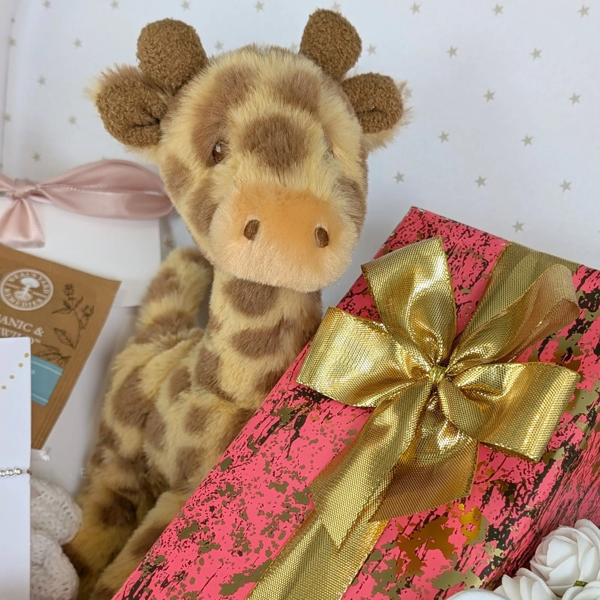 Baby Shower Gifts Trunk Hamper Gorgeous Giggling Giraffe