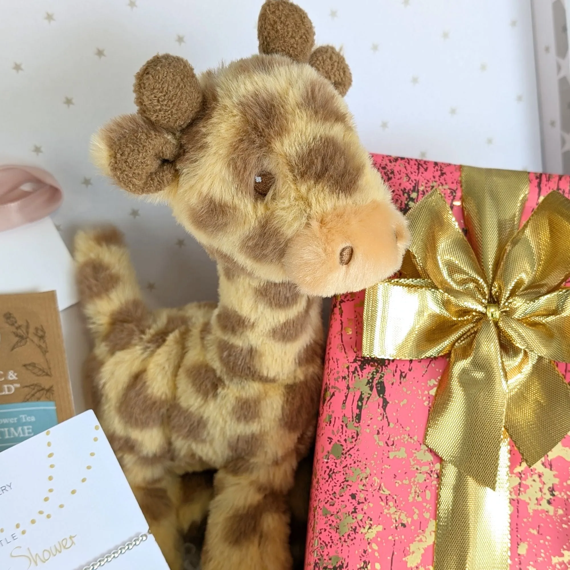 Baby Shower Gifts Trunk Hamper Gorgeous Giggling Giraffe