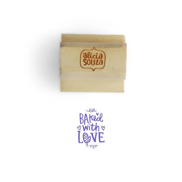 Baked With Love Stamp