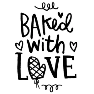 Baked With Love Stamp