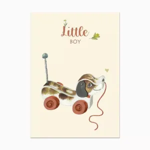 Barnabe aime le café Postcard Little Boy