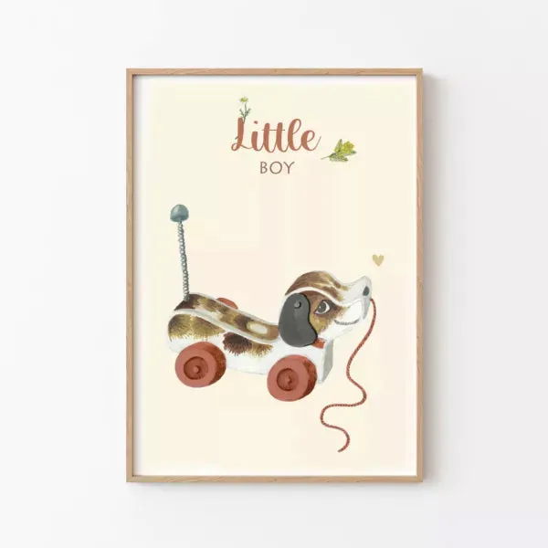 Barnabe aime le café Postcard Little Boy