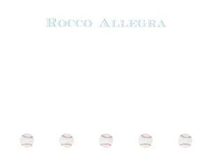 Baseball Stationery Set