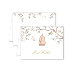 Best Wishes Chinoiserie Garden Card