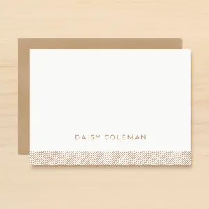 Bevel Personalized Stationery