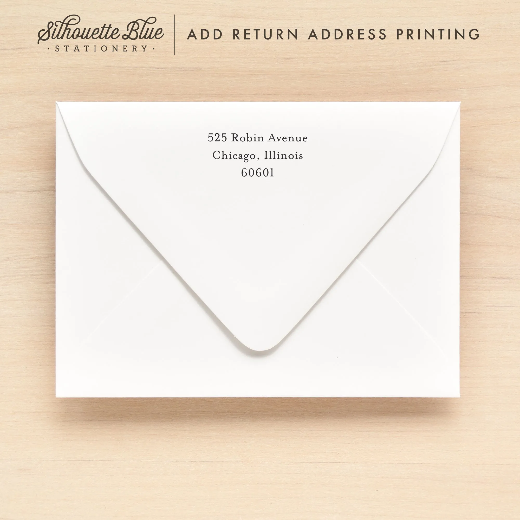 Bevel Personalized Stationery