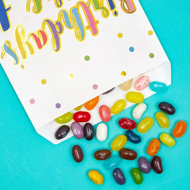 Birthdays are Sweet, Party Favor Goodie Bags (5 x 7.5 In, 100 Pack)