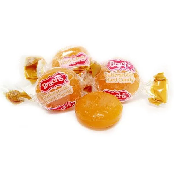 Brach's Butterscotch Discs Candy Jar