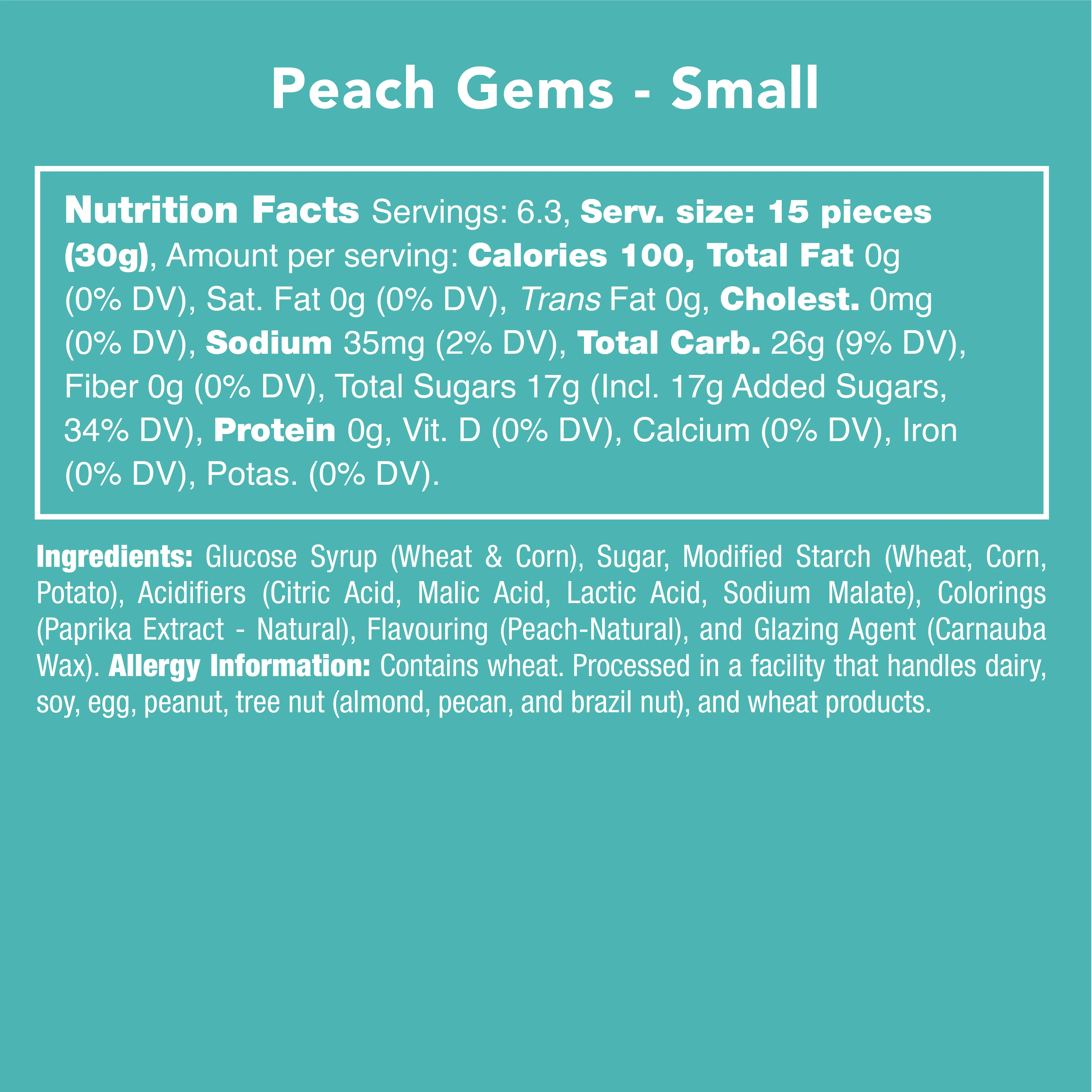 Candy Club - Peach Gems