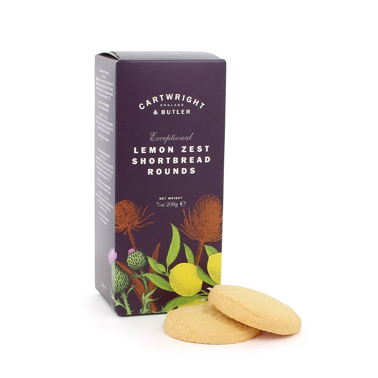 Cartwright & Butler Lemon Zest Shortbread Rounds