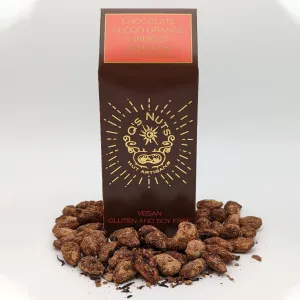 Chocolate Blood Orange Hibiscus Almonds Gift Box - 4.75 oz