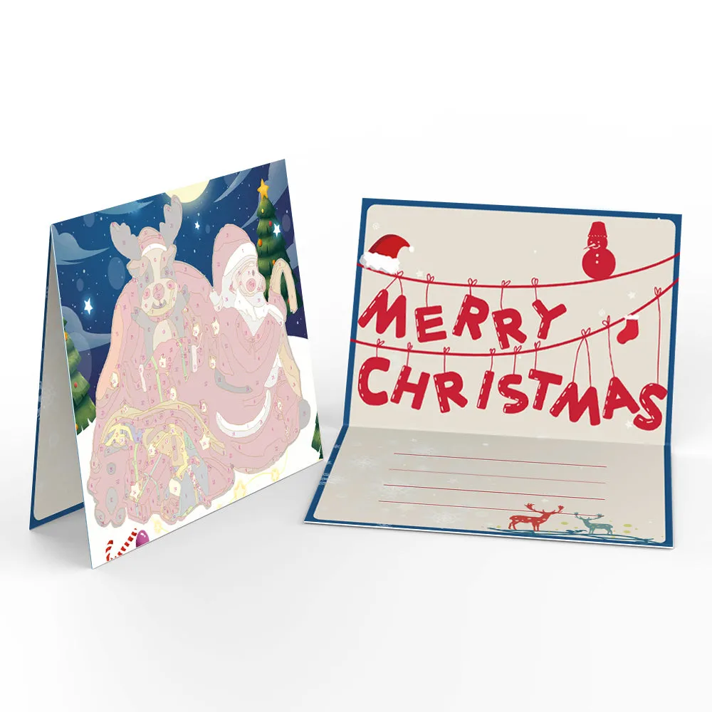 Christmas Card Set 4 - Paint by Numbers