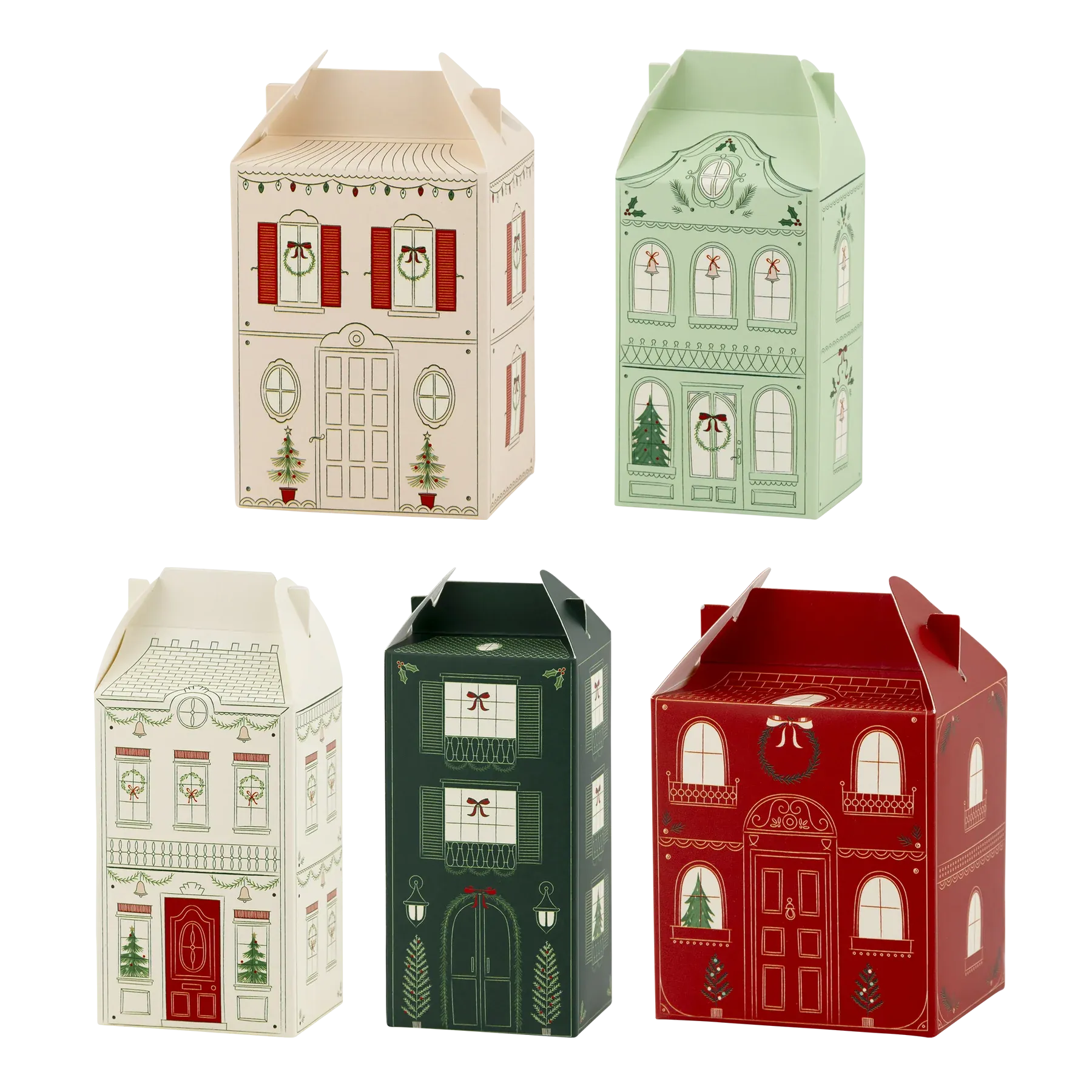 CHRISTMAS VILLAGE TREAT BOXES