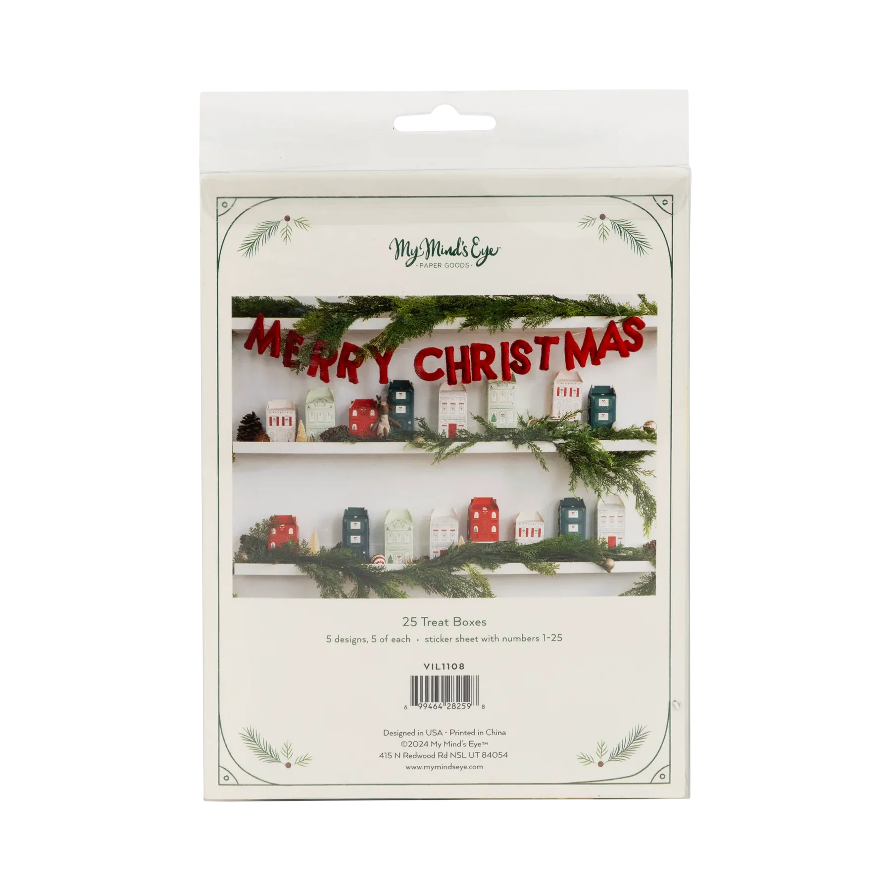 CHRISTMAS VILLAGE TREAT BOXES