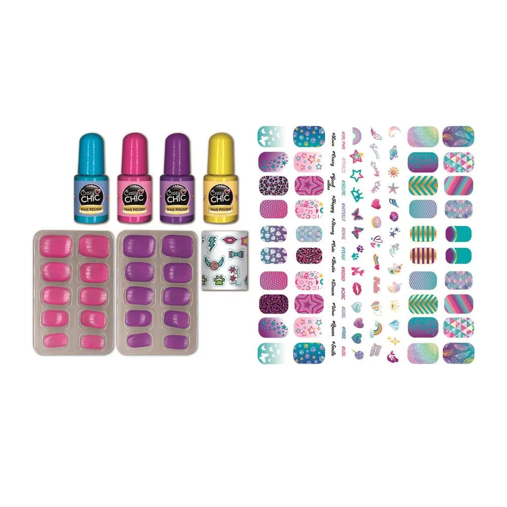 Clementoni Crazy Chic Shiny Nails Kit