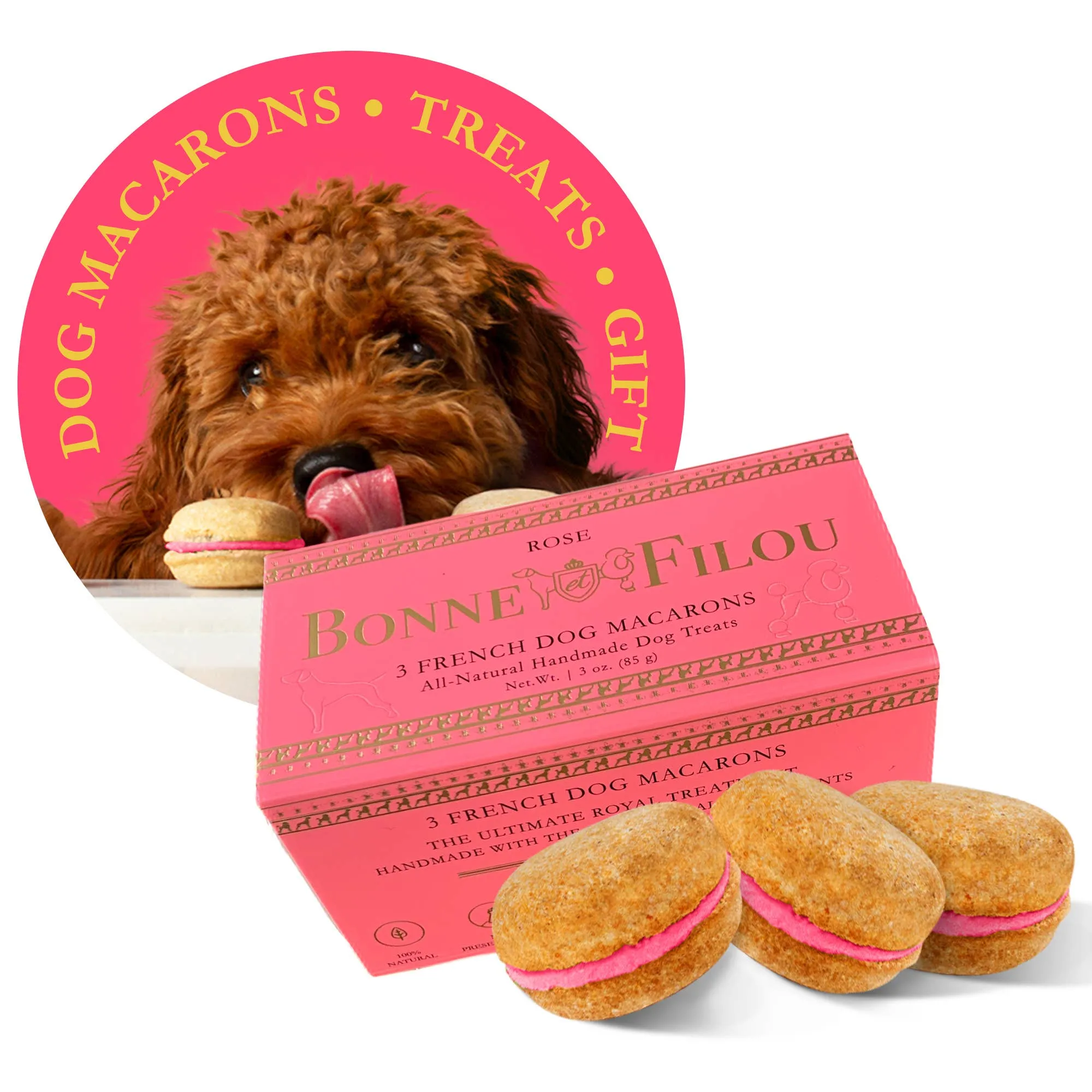 Dog Macarons | Treats | Gifts (3 Count)