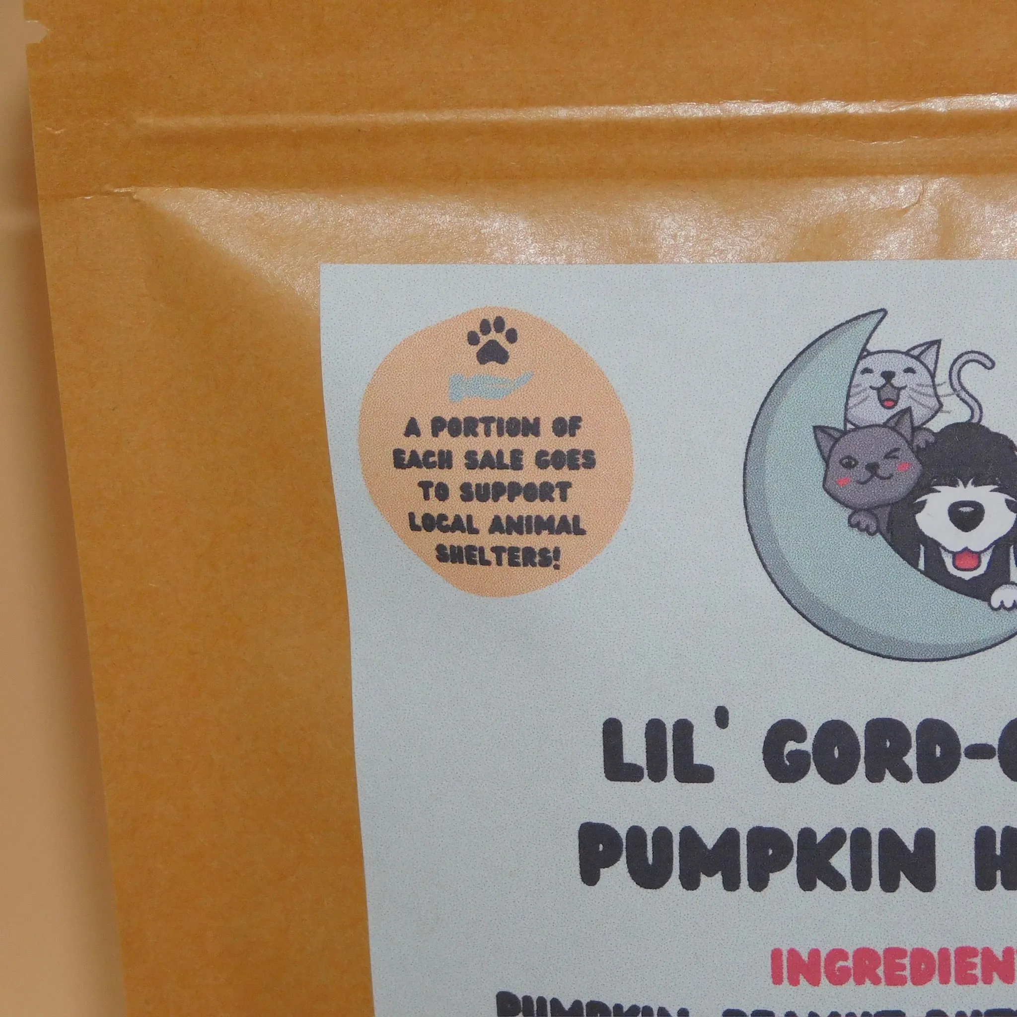 Dog Training Treats - Lil’ Gord-Geous Pumpkin Hearts