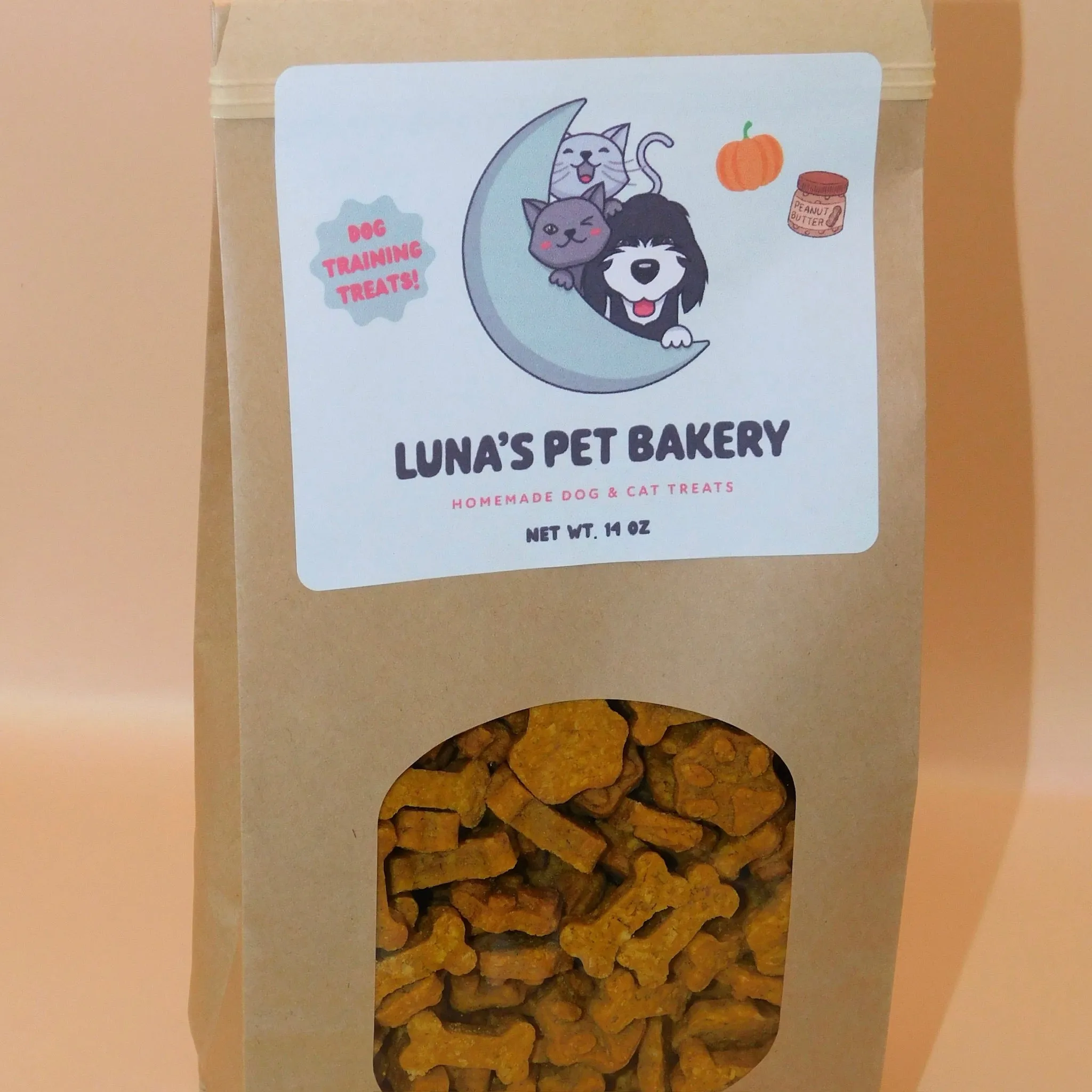 Dog Training Treats - Lil’ Gord-Geous Pumpkin Hearts