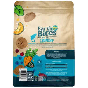 Earthborn Holistic Grain Free EarthBites Salmon Crunchy Treats For Dogs 10oz