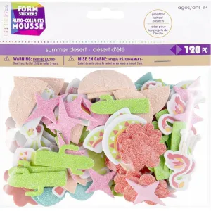 Foam Stickers: Summer Desert, 120 Pieces