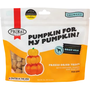 Freeze-Dried Raw Dog Treats <br> Pumpkin for My Pumpkin