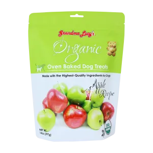 Grandma Lucy's Organic Oven Baked Dog Treats Apples 14oz