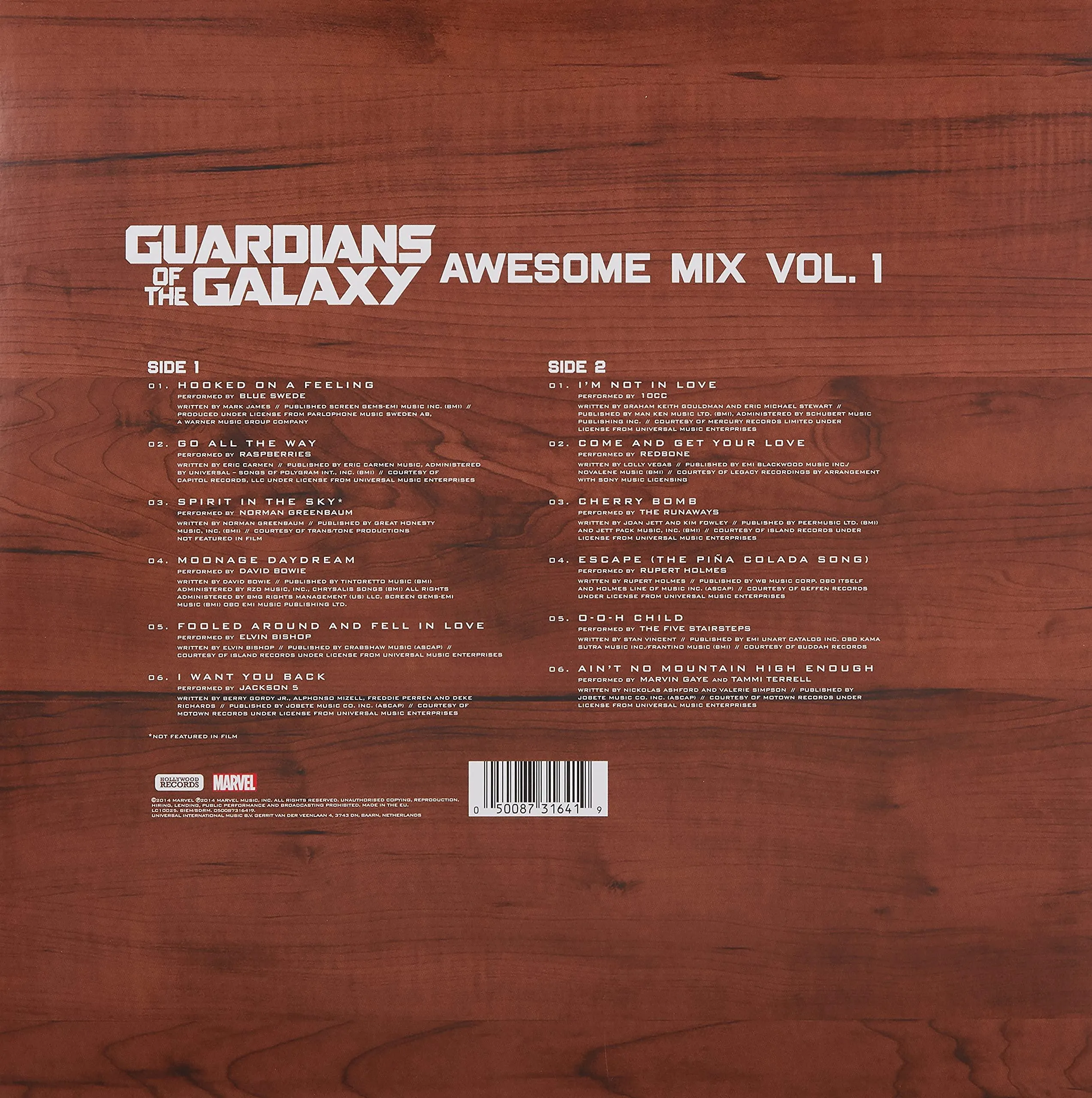 Guardians Of The Galaxy: Awesome Mix 1 (Vinyl)