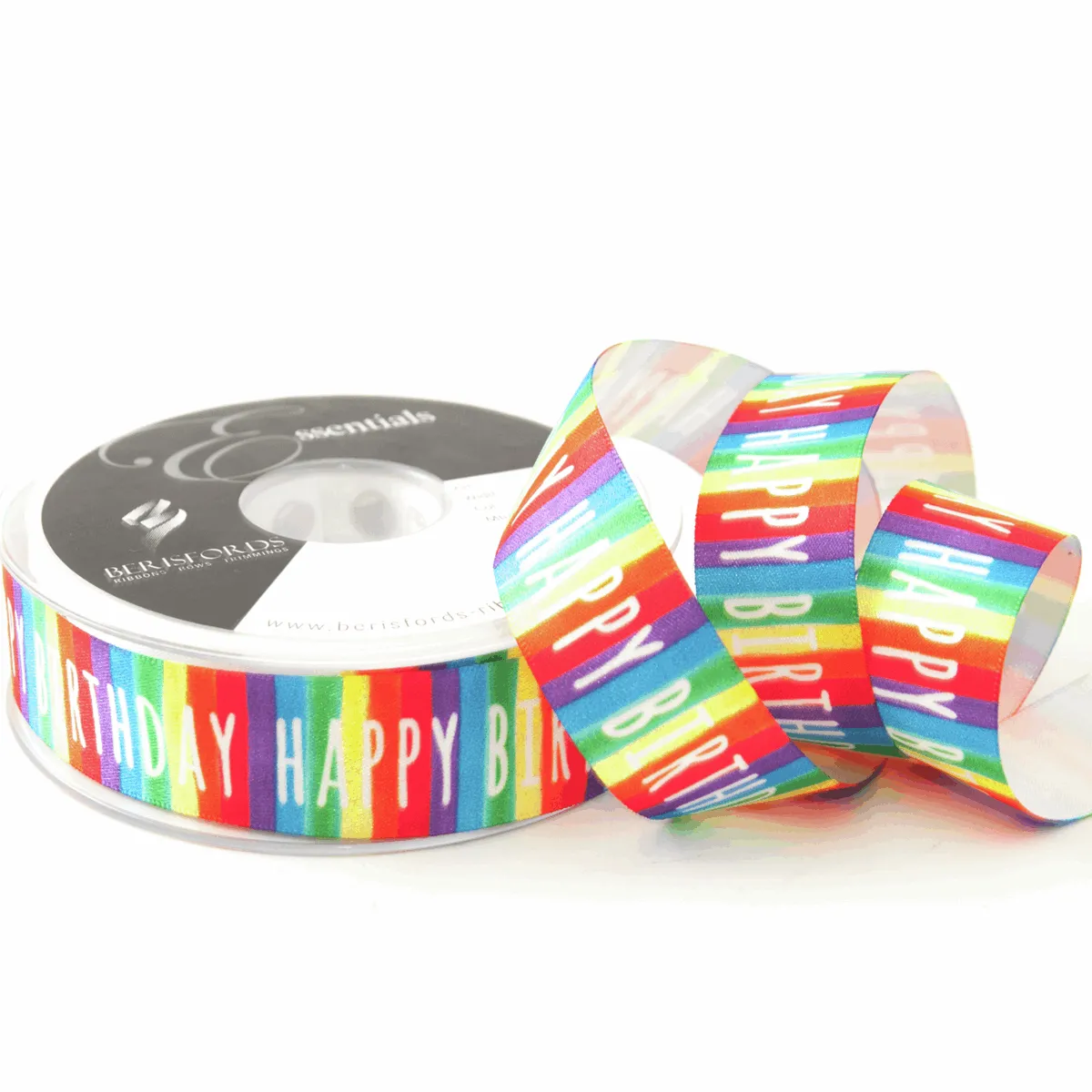 Happy Birthday Multi - Satin Ribbon