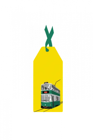  Happy Tram  Gift Tag