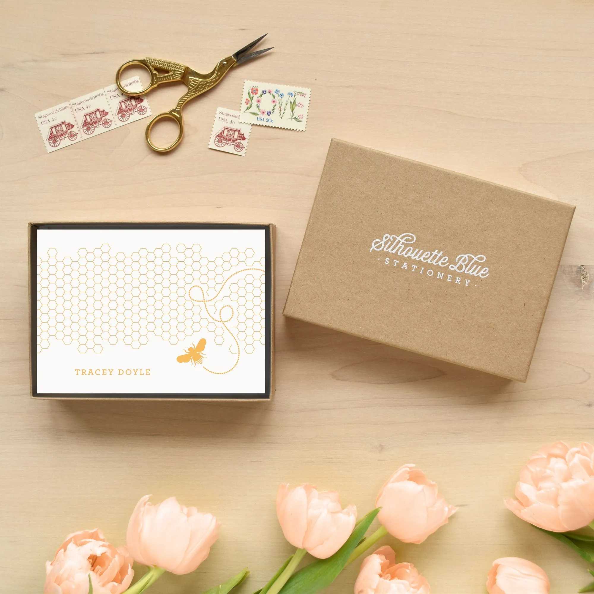 Honey Personalized Stationery