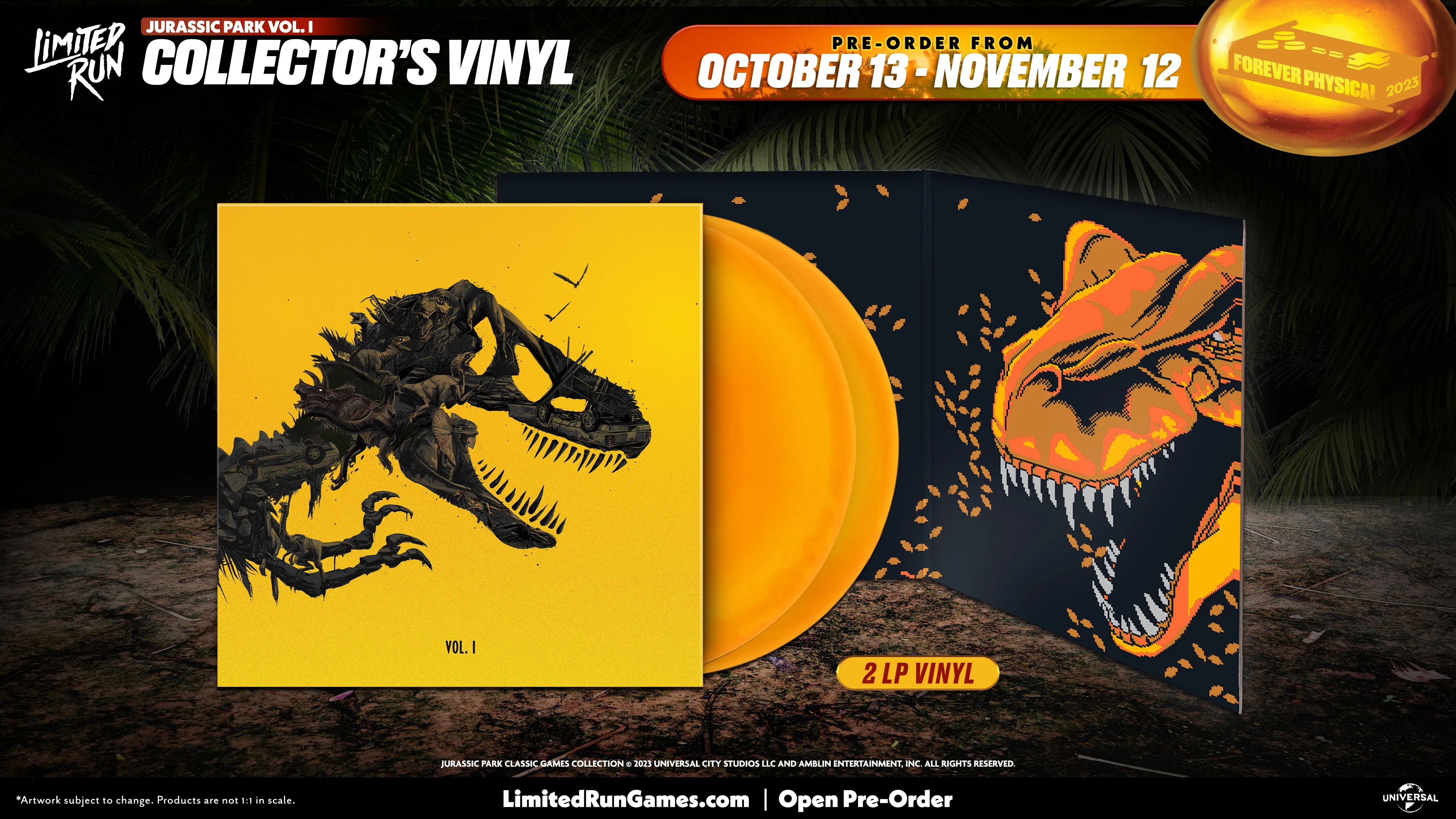 Jurassic Park Vol. 1  - 2 LP Vinyl Soundtrack