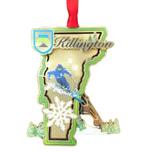 Killington Logo Vermont Ski Ornament