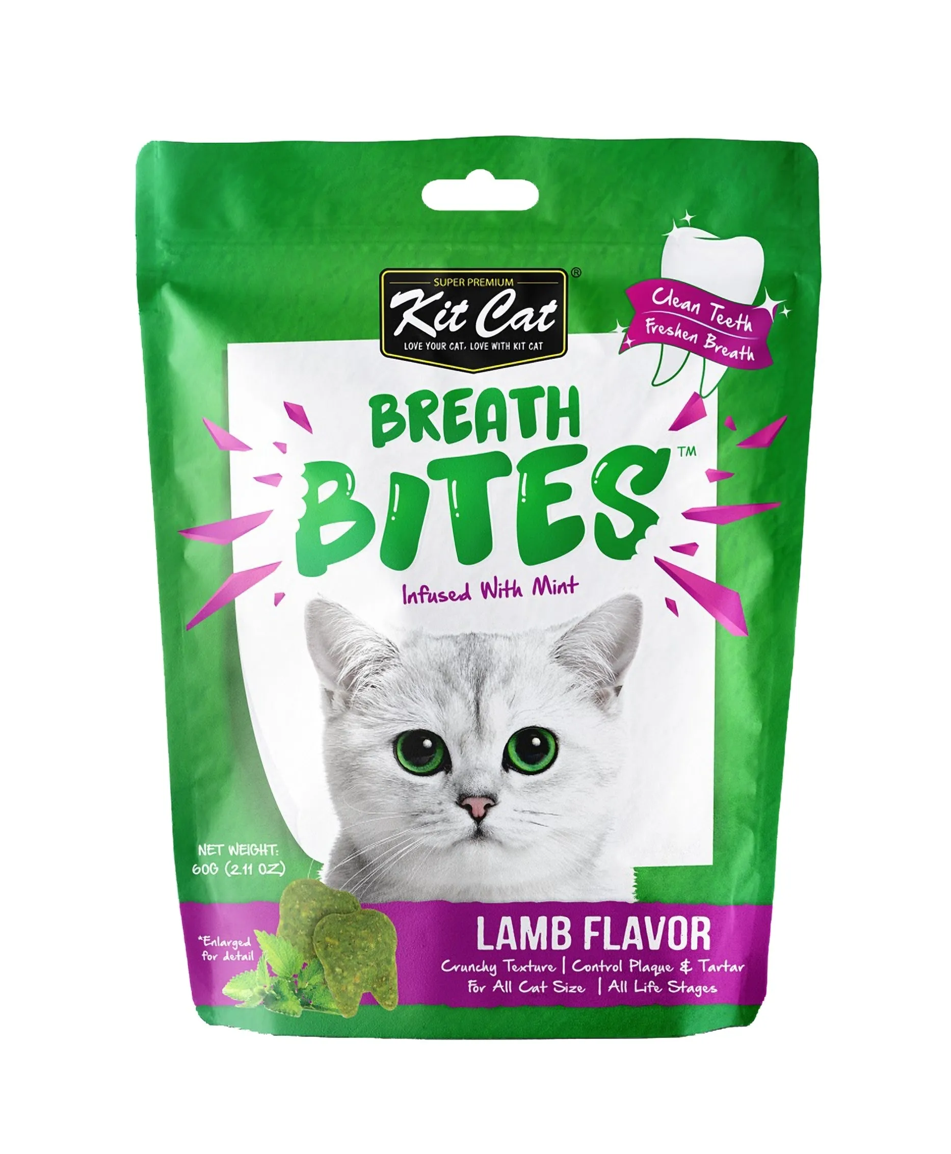 Kit Cat Breath Bites Cat Treat Lamb 60g