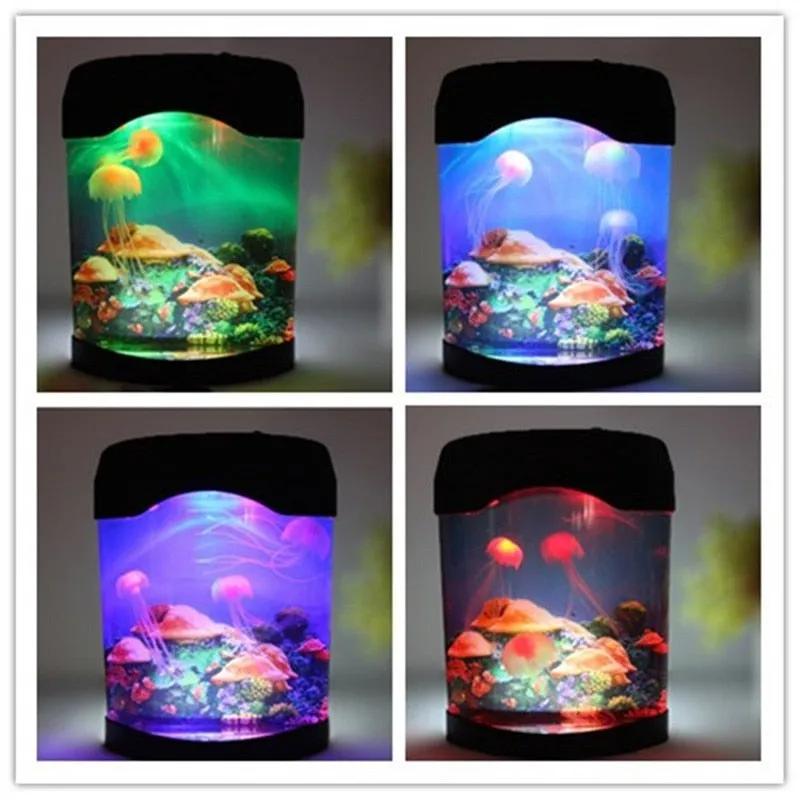 LED Creative Jellyfish Aquarium Night Light