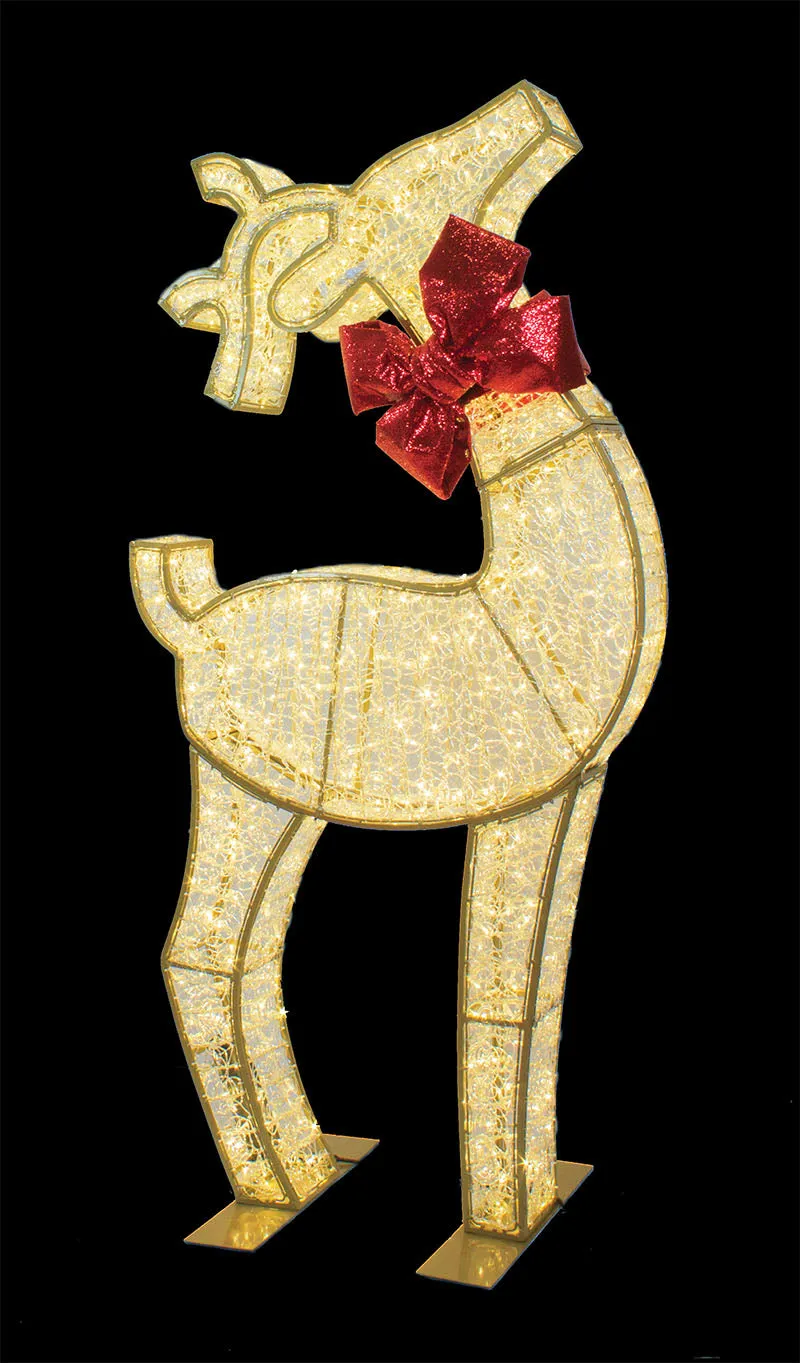 LED Illuminated Reindeer Prop