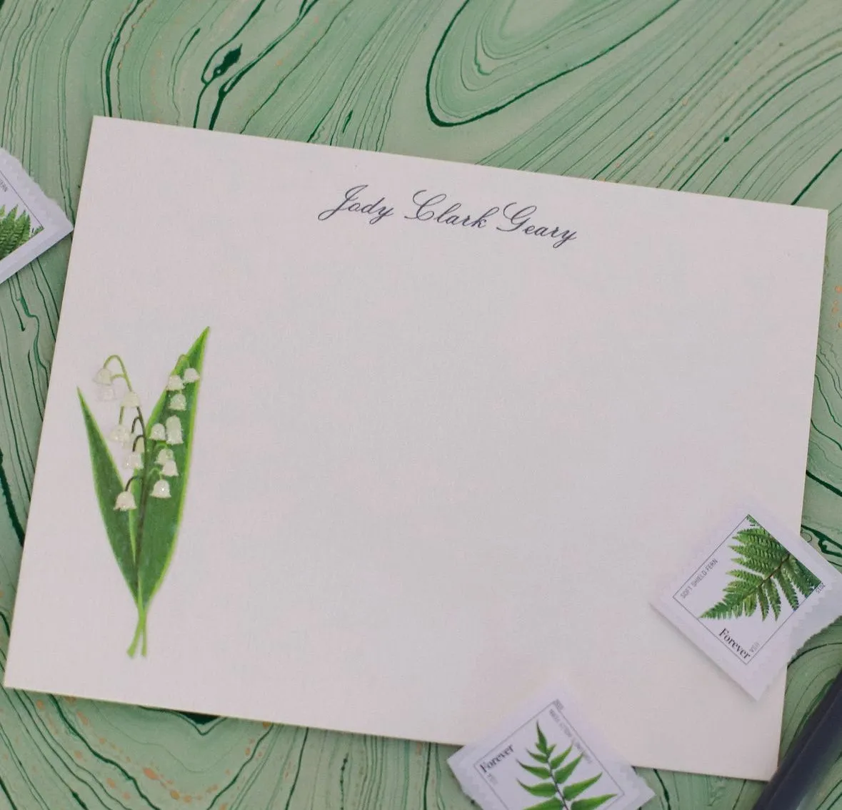 Lily of the Valley Stationery