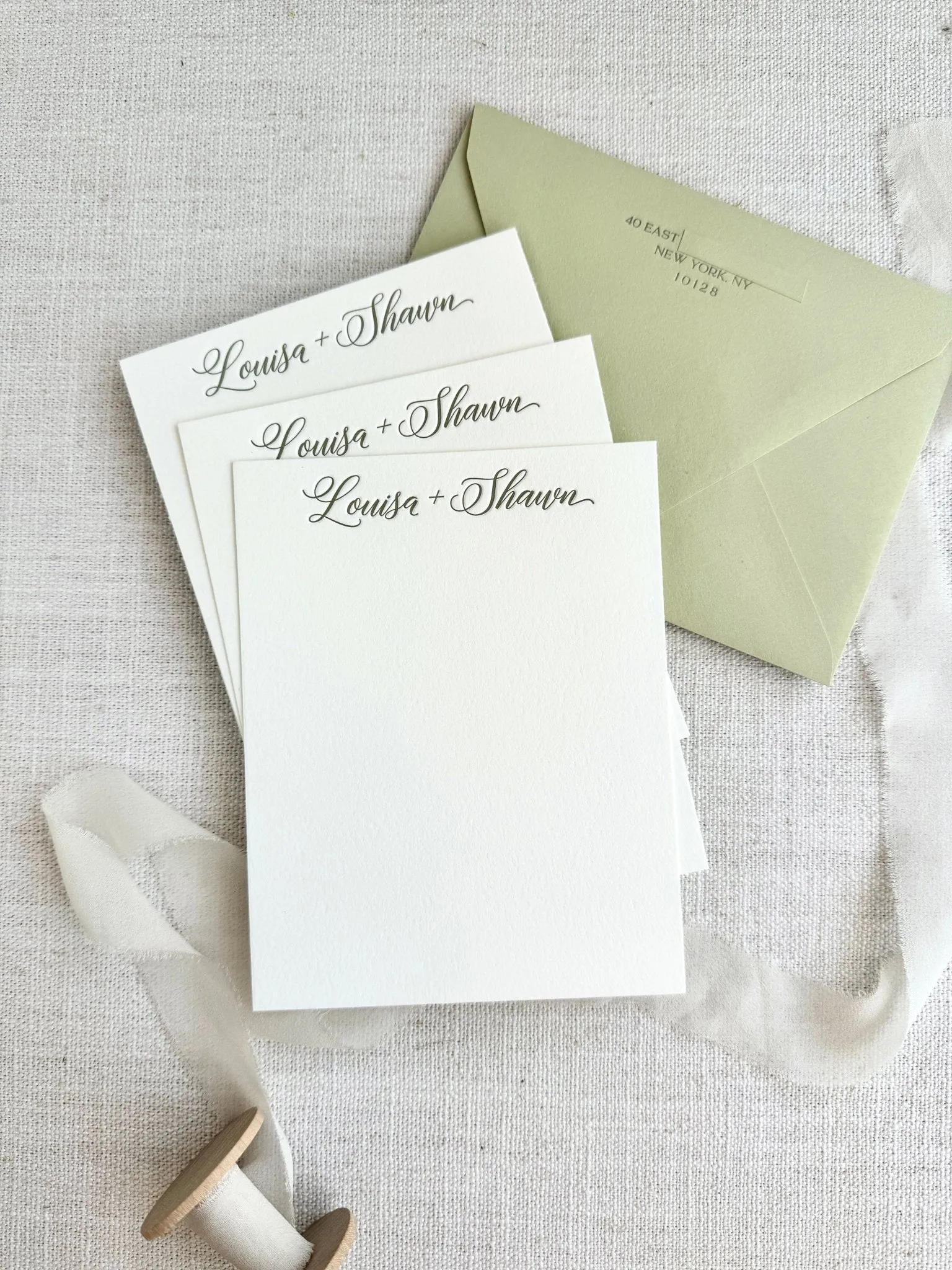 Louisa - Letterpress Stationery