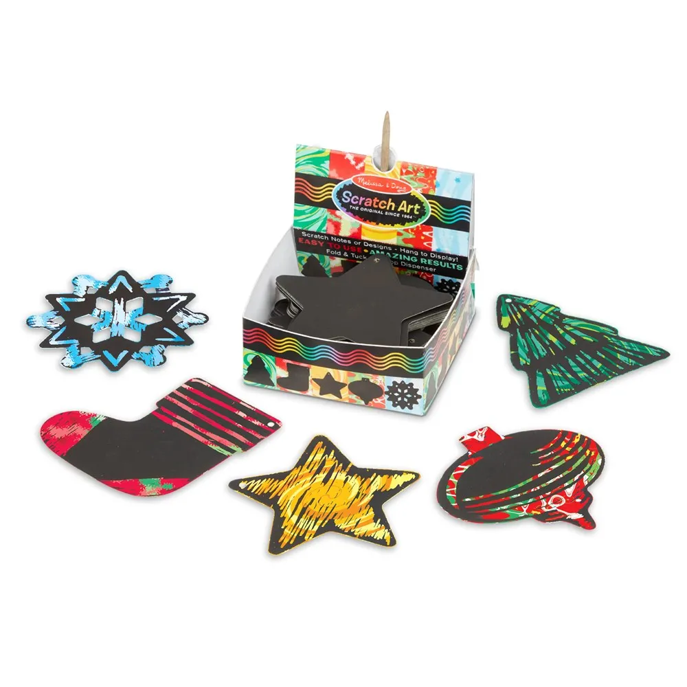 Melissa and Doug Scratch Art Holiday Mini Notes 42040