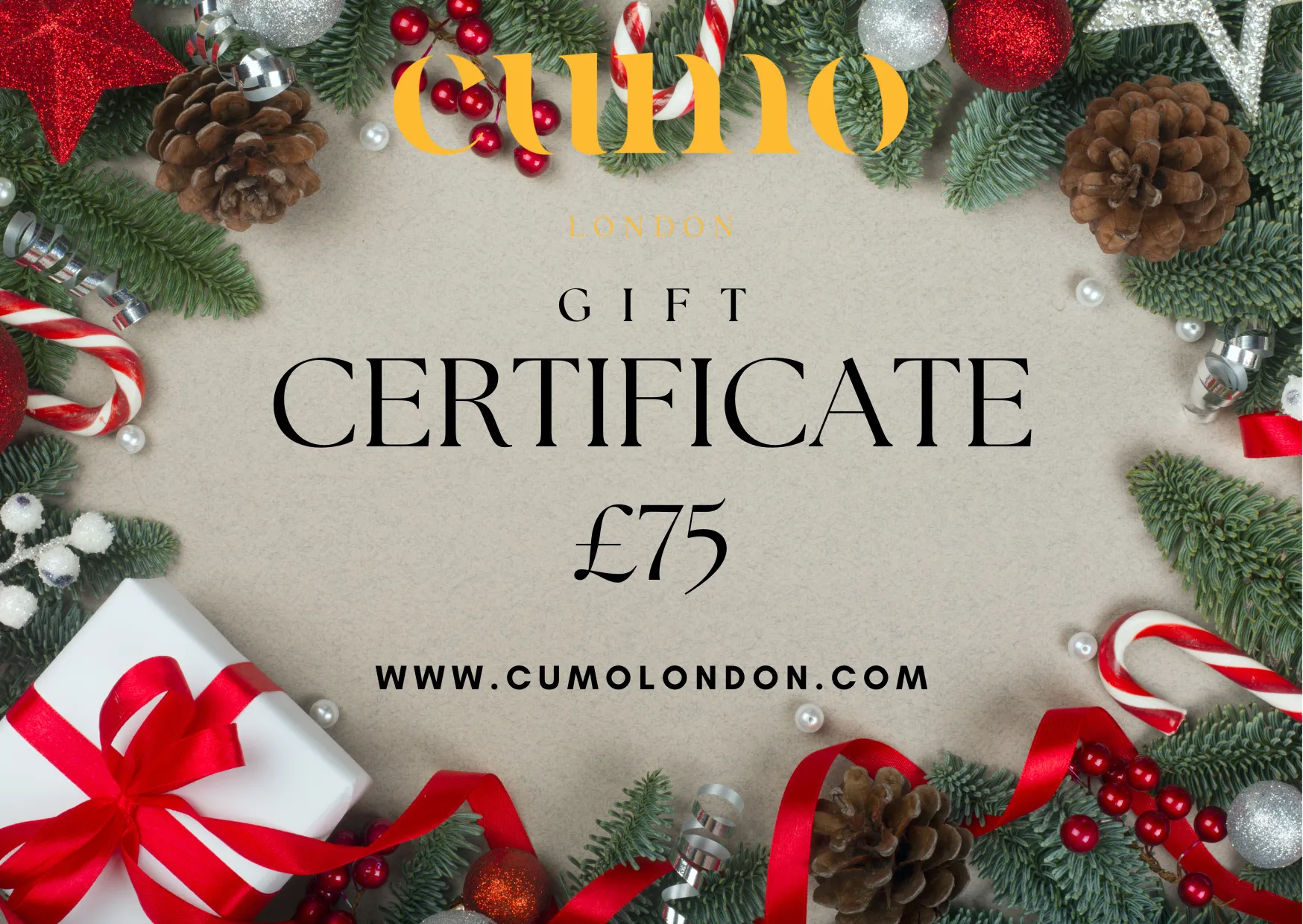 MERRY CHRISTMAS Gift Card - From £10