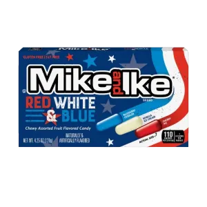 Mike and Ike Theater Box Red White & Blue 4.25oz