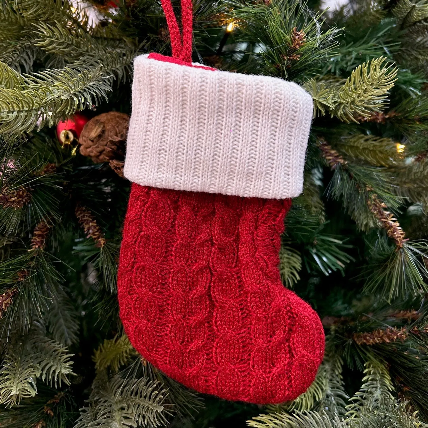 Mini Crochet Cozy Stocking