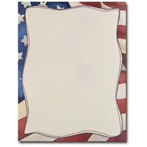 Patriotic Letterhead - 80 Sheets